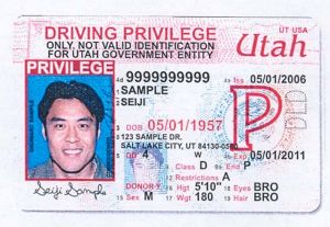 A Utah drivers license which is for people who are in the USA illegally???
