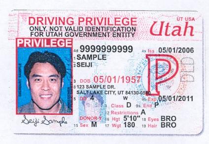 Utah drivers license for illegals or undocumented workers. Utah driving privilege for illegals or undocumented workers.