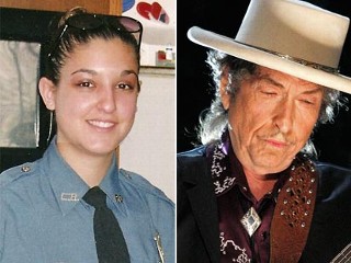 Long Branch Police Officer Kristie Buble who falsely arrested Bob Dylan because he didn't have any ID